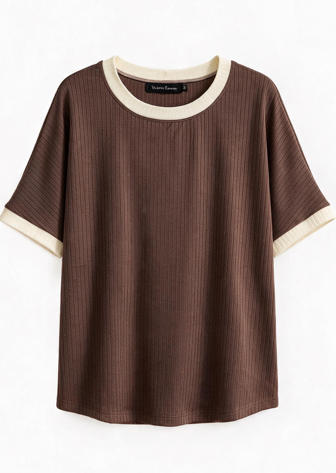 Polera Pili | Taupé, crudo