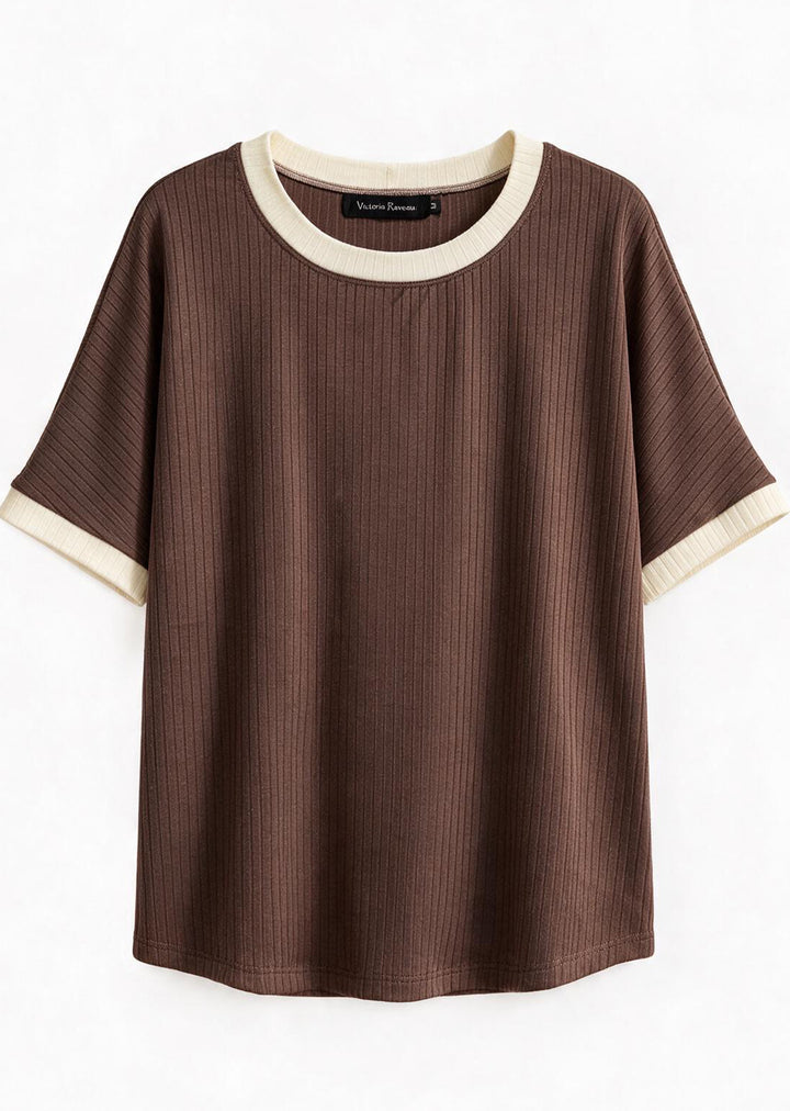 Polera Pili | Taupé, crudo