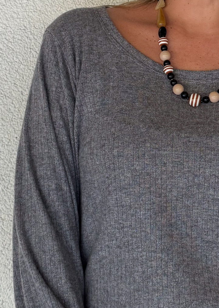 Polera Renata | LANILLA Gris