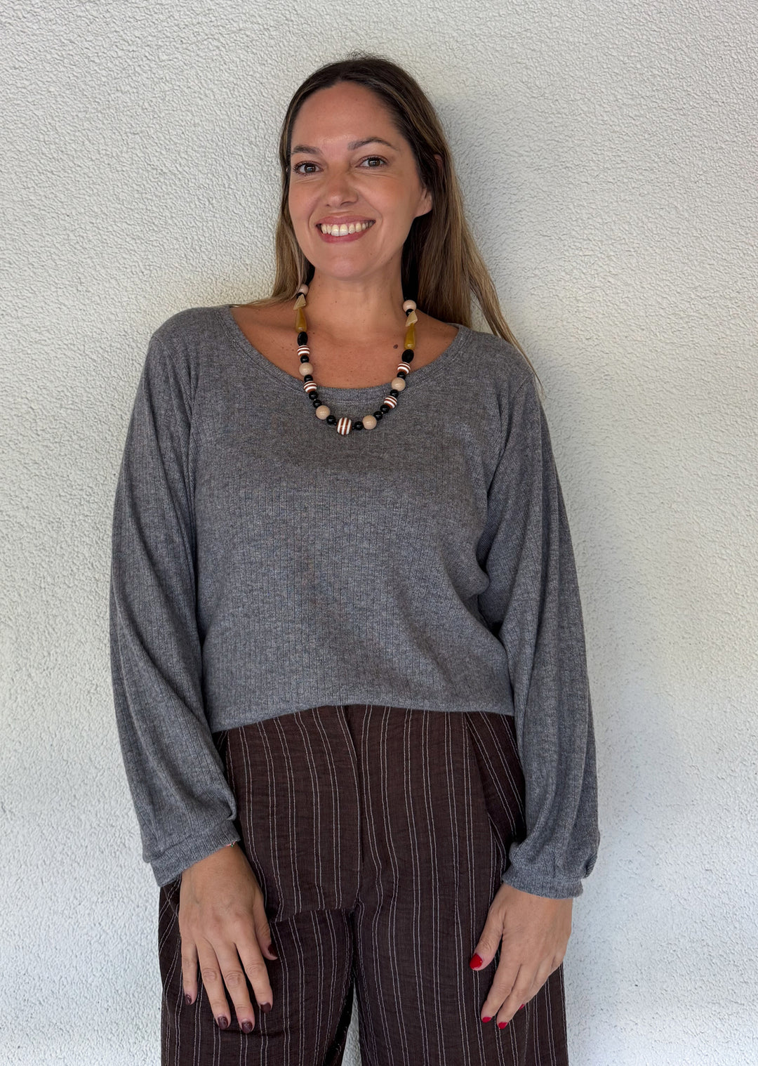 Polera Renata | LANILLA Gris