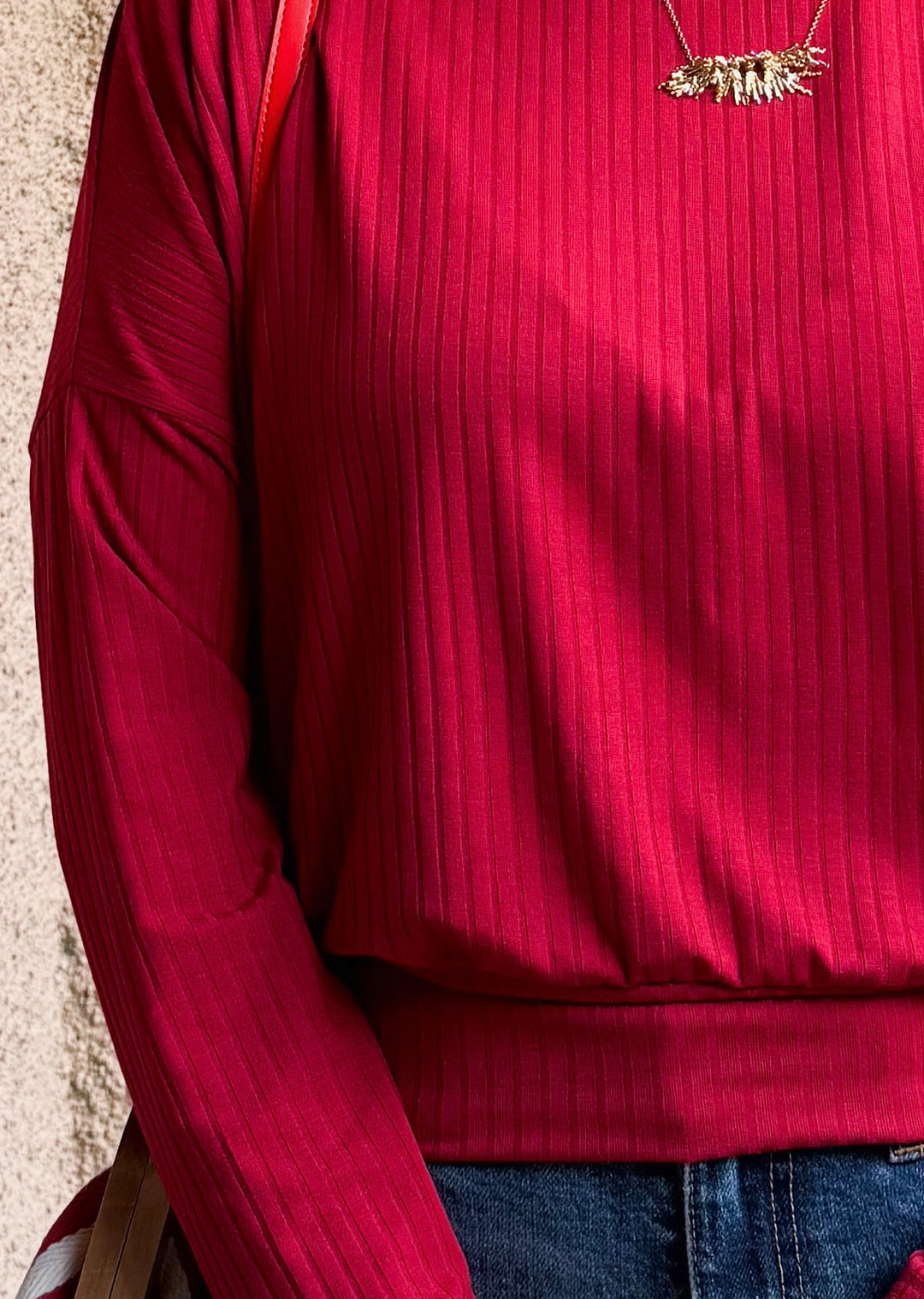 Polera Dominga | Roja