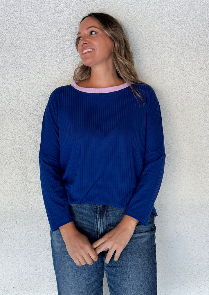 Polera Tere | Azulino, Lila