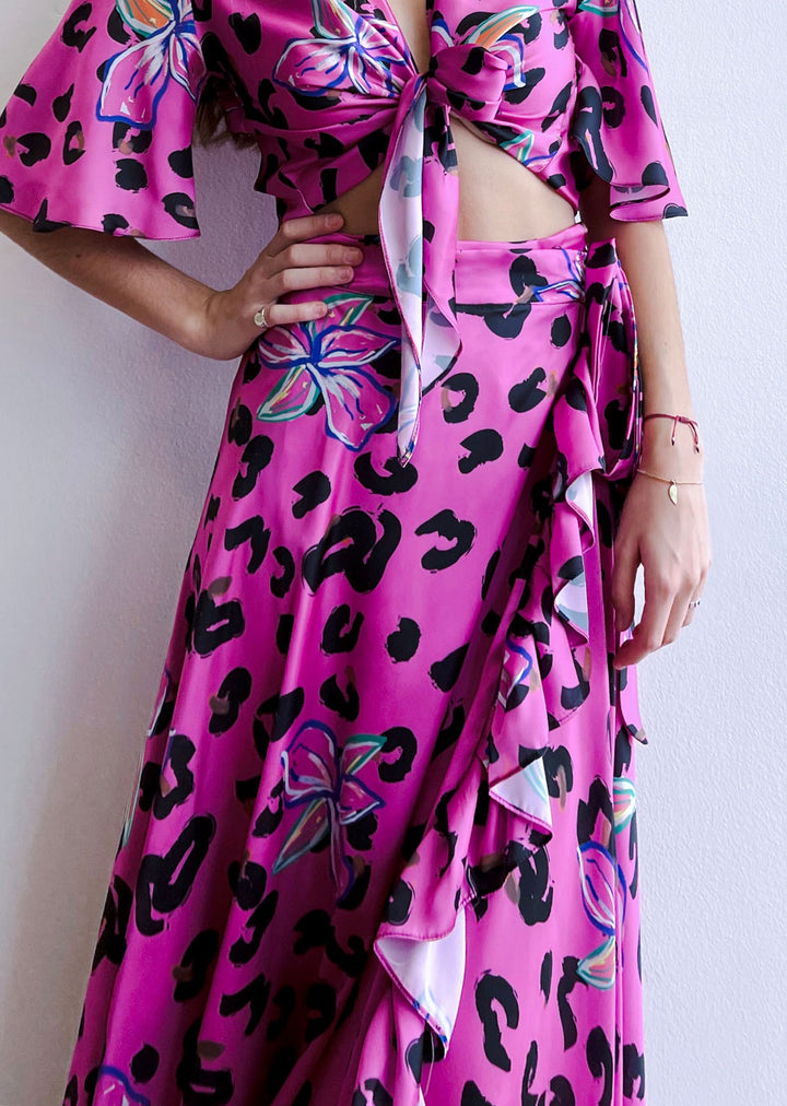 Pollera Augusta | Print Pink