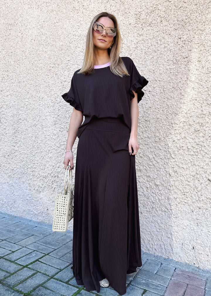 Pollera Luz | Chocolate
