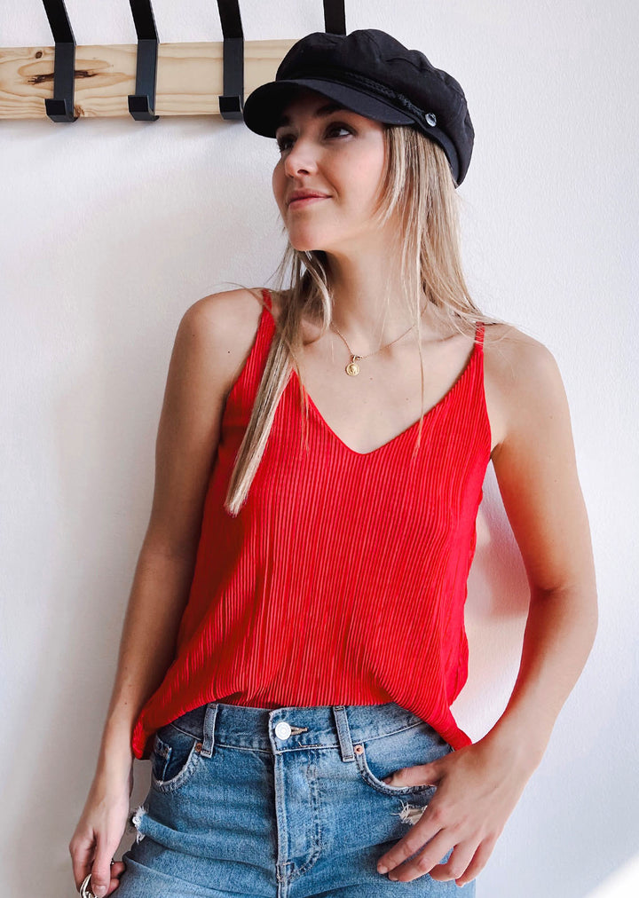 Polera Lourdes | Roja