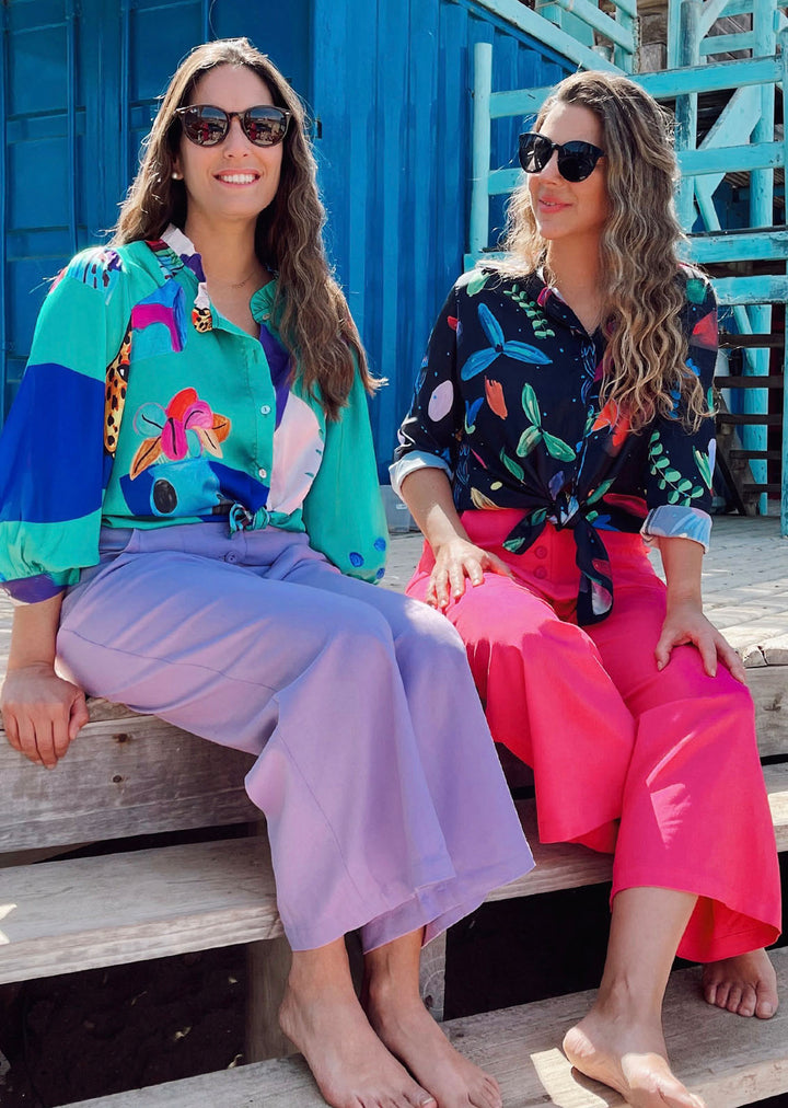 Pantalón Florencia | Fucsia