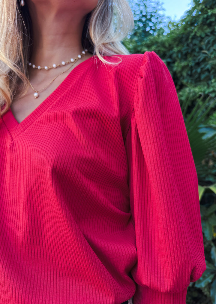 Polera Úrsula | Roja