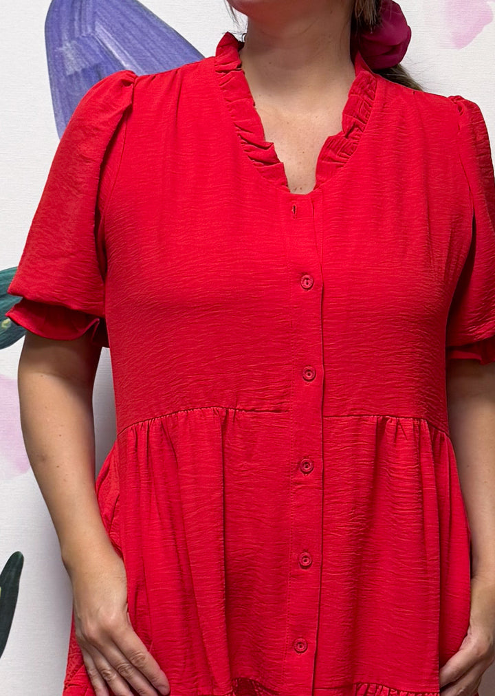 Vestido Amanda | Rojo