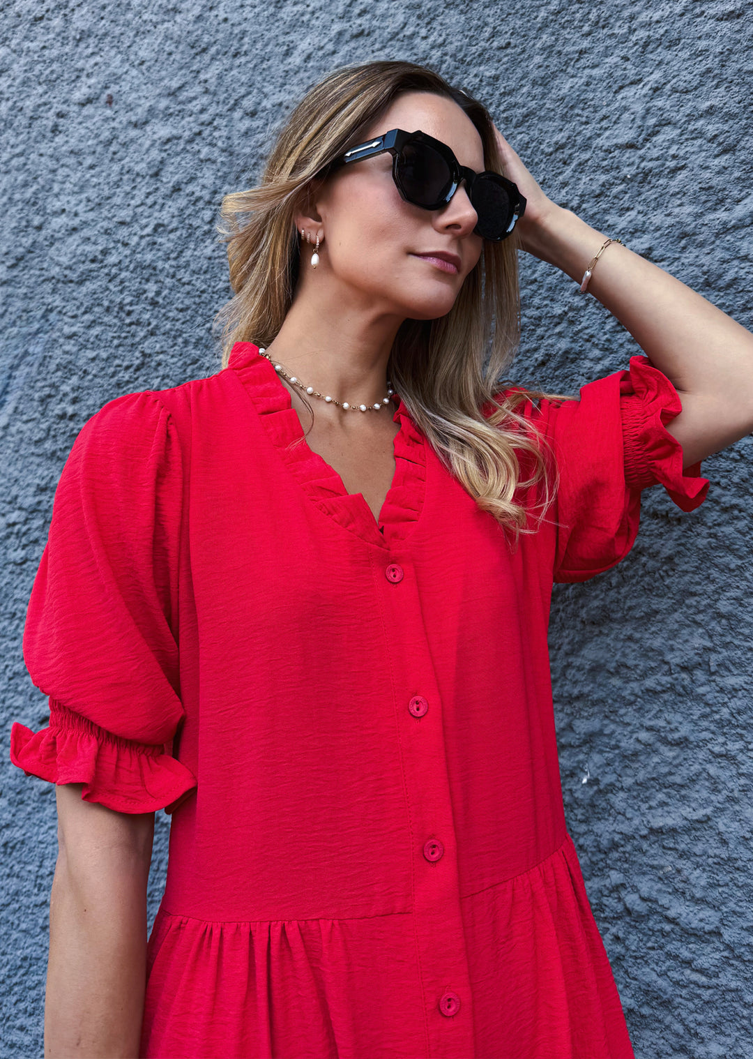 Vestido Amanda | Rojo