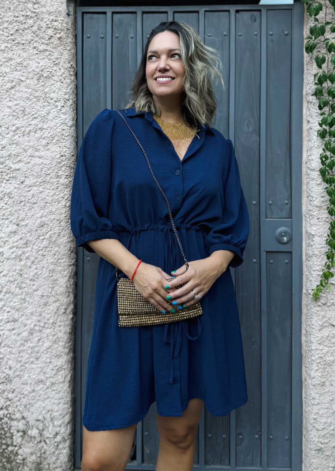 Vestido Domi | Azul Marino