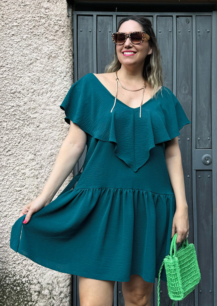 Vestido Clarita | Petróleo