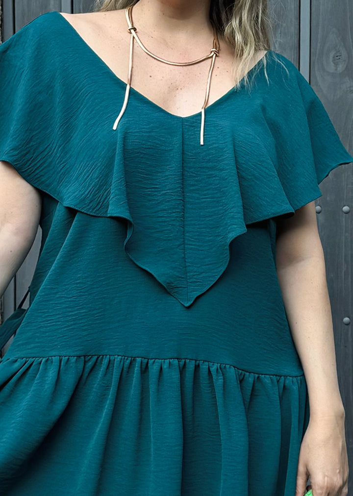 Vestido Clarita | Petróleo
