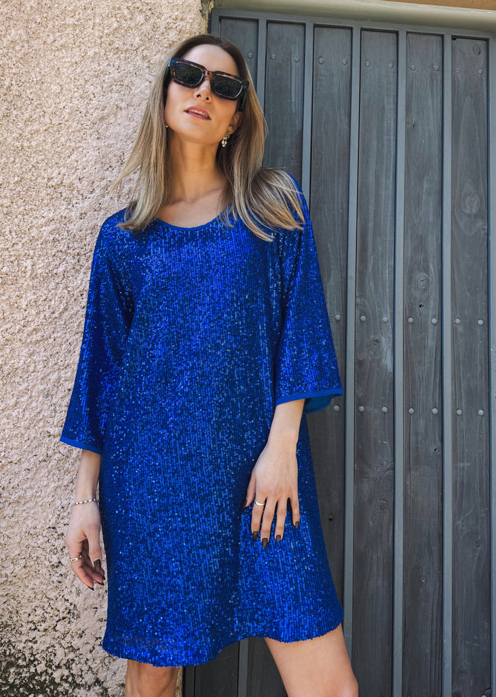 Vestido Berni | Azulino