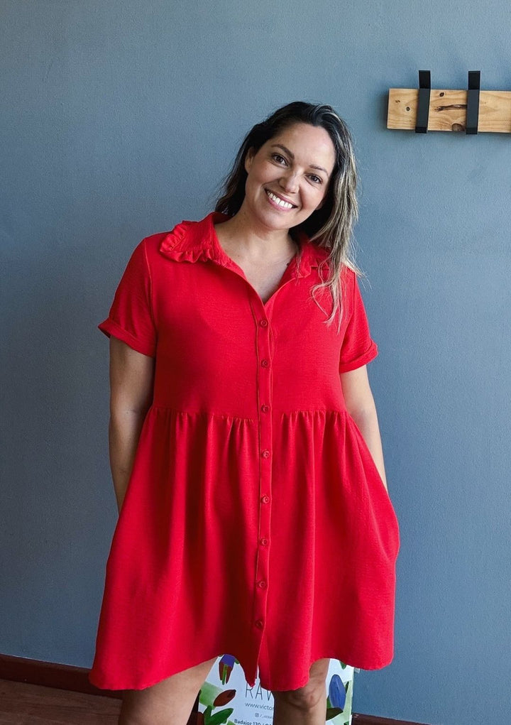 Vestido Sara | Rojo