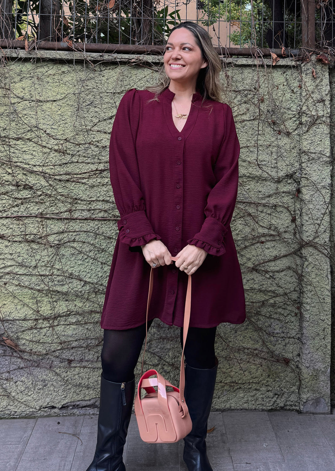 Vestido Adriana | Burdeo