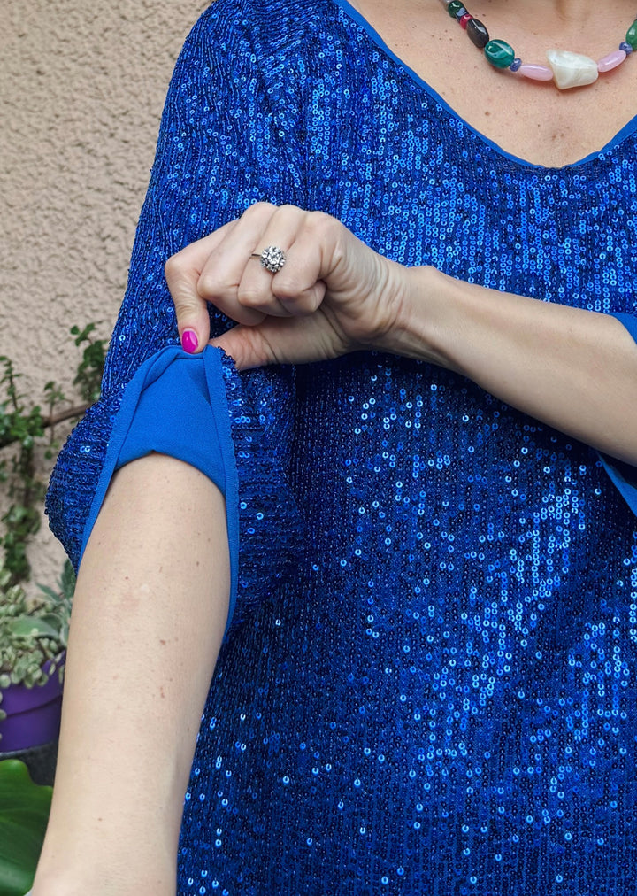 Vestido Berni | Azulino