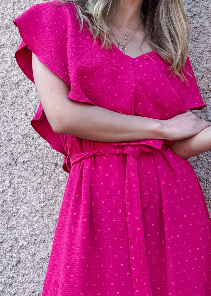 Vestido Clara | Fucsia