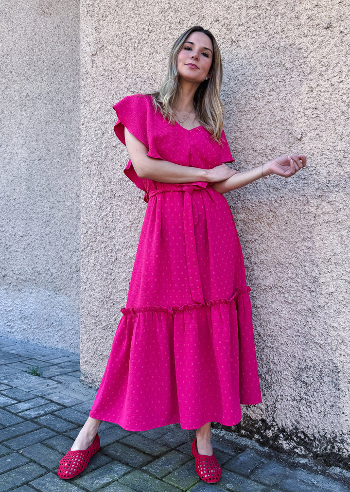 Vestido Clara | Fucsia