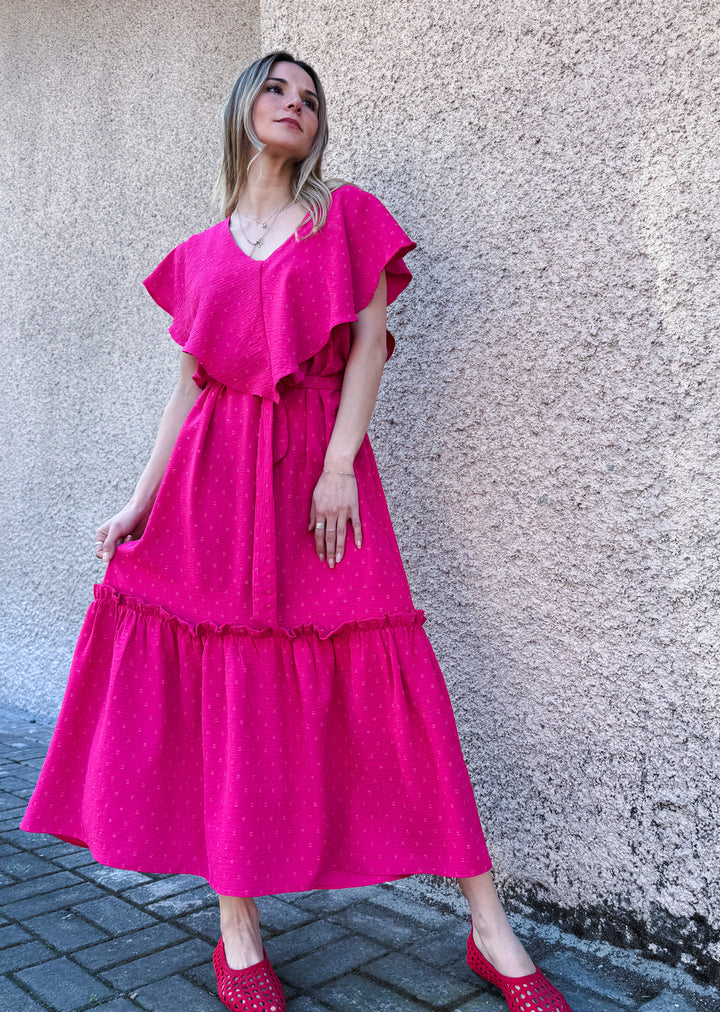 Vestido Clara | Fucsia