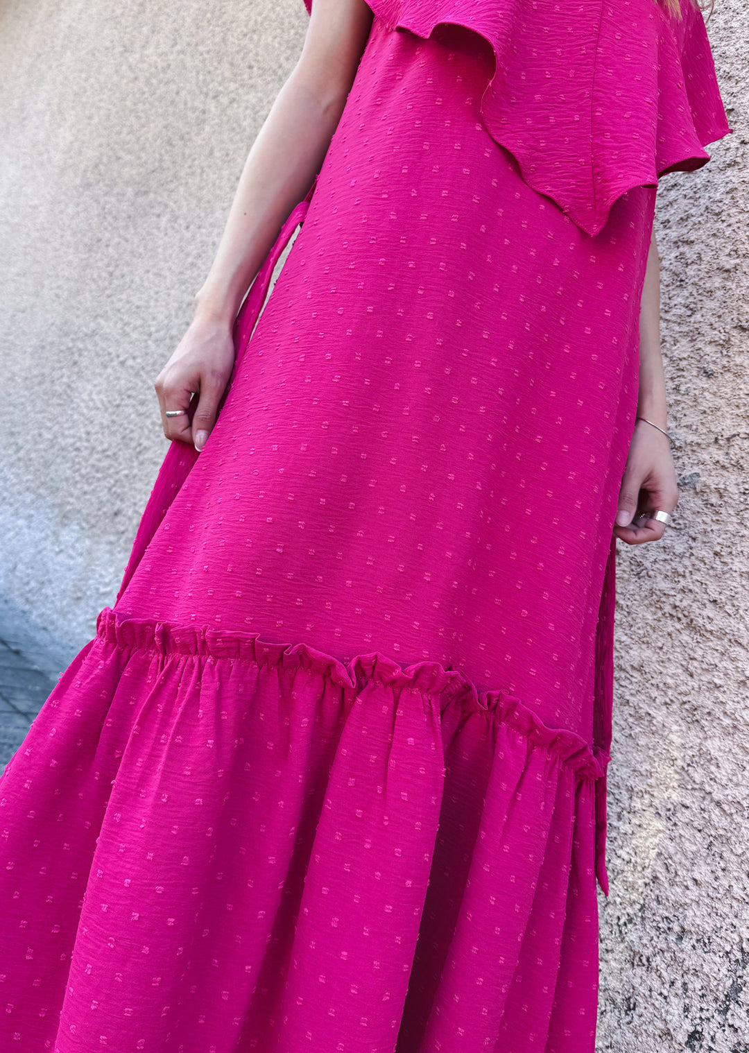 Vestido Clara | Fucsia