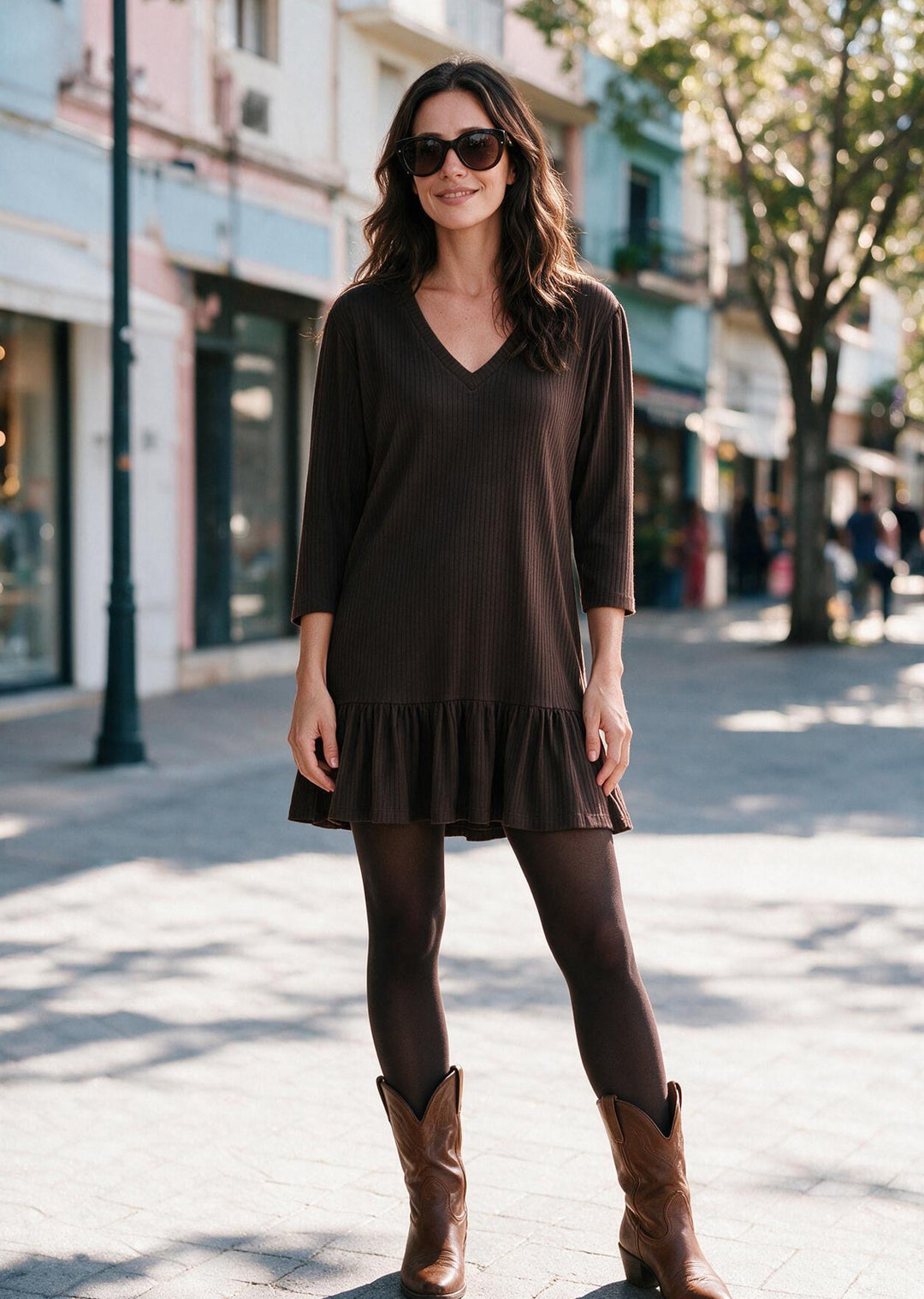 Vestido Fer | Chocolate