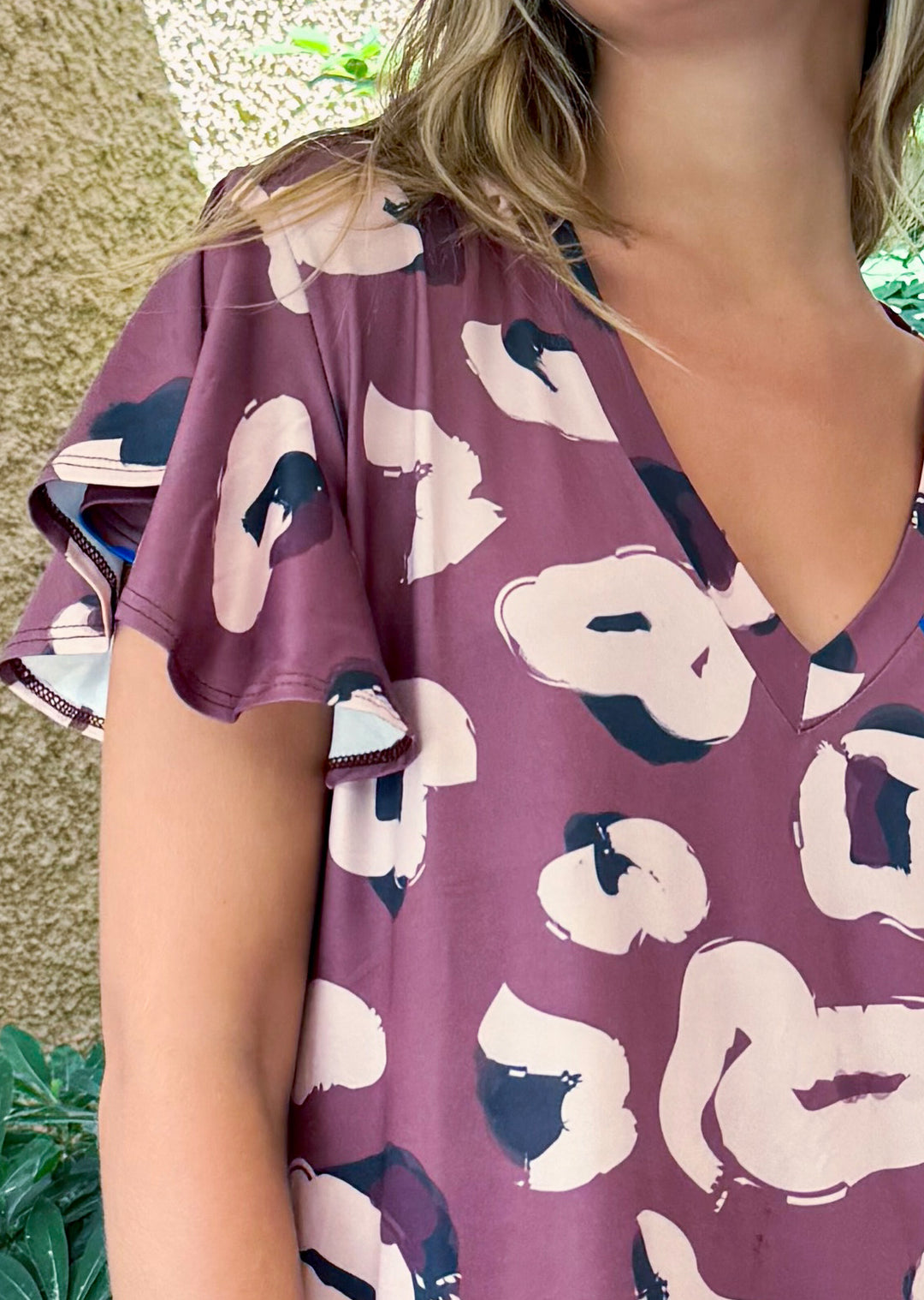 Vestido Ina | Leopardo Corazón Fondo Chocolate