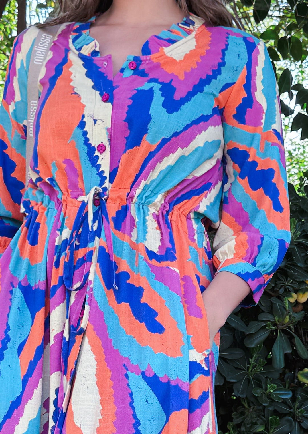 Vestido Mara | Mix - Turquesa