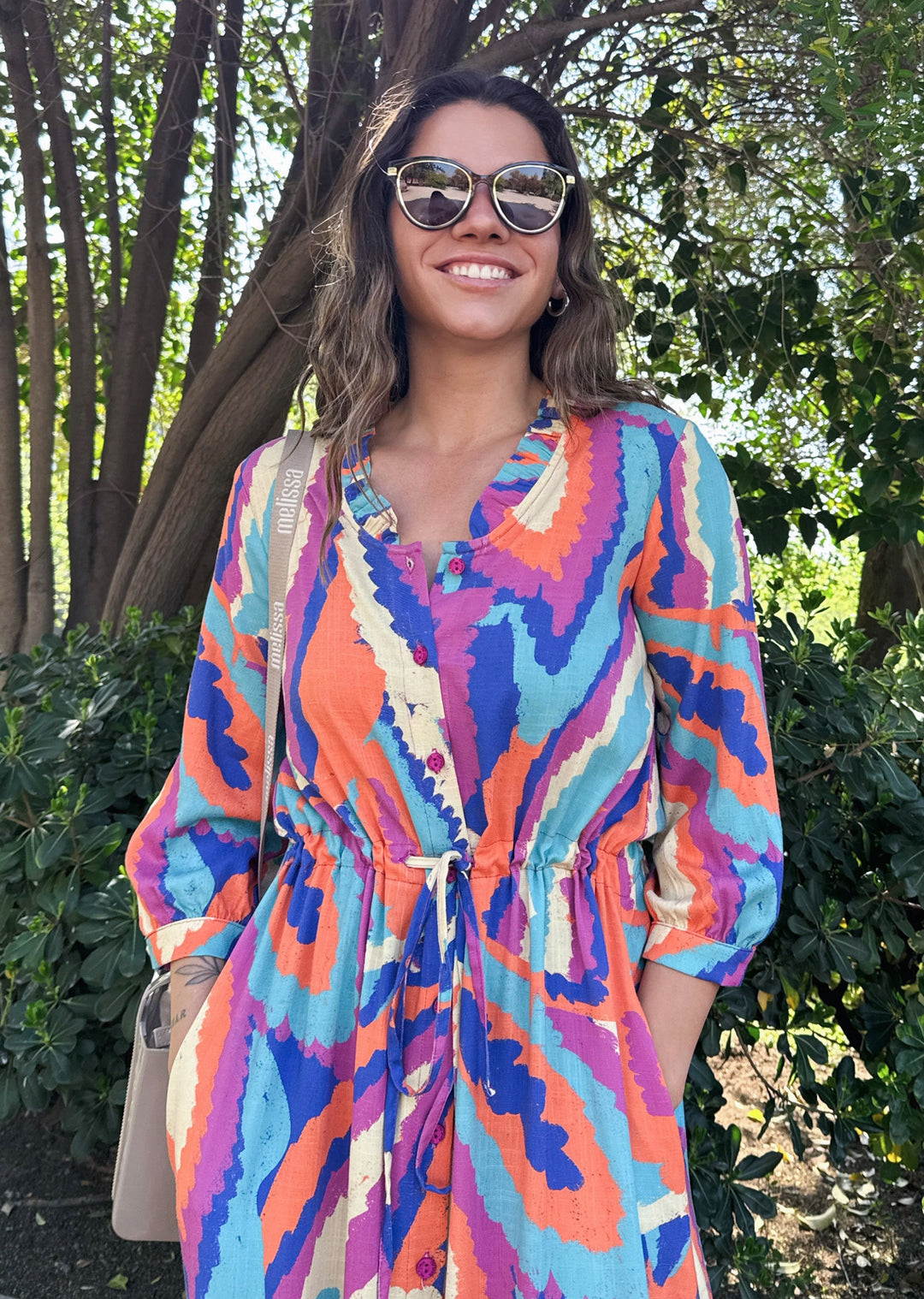 Vestido Mara | Mix - Turquesa