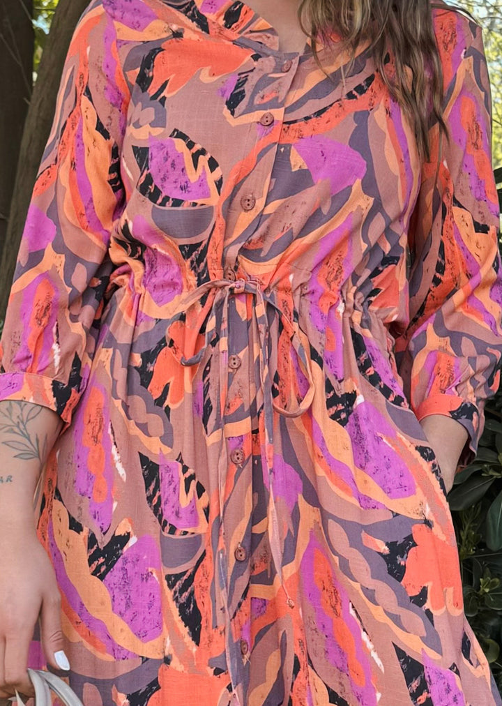 Vestido Mara | Mix - Pink