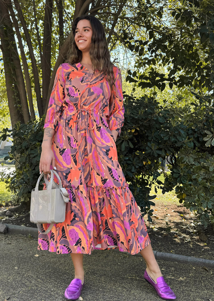 Vestido Mara | Mix - Pink