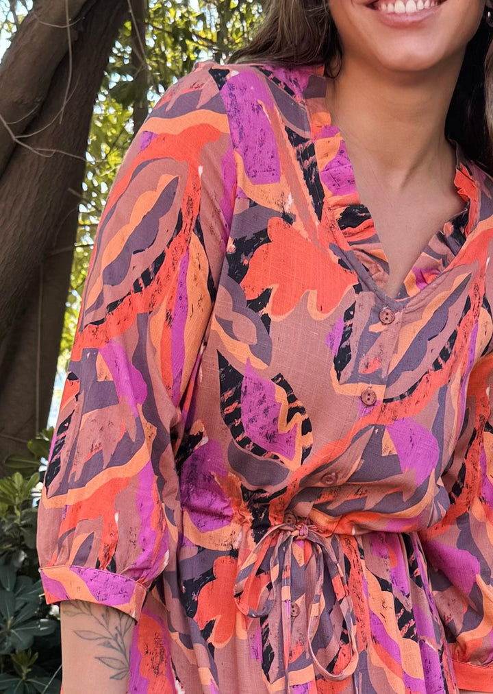 Vestido Mara | Mix - Pink