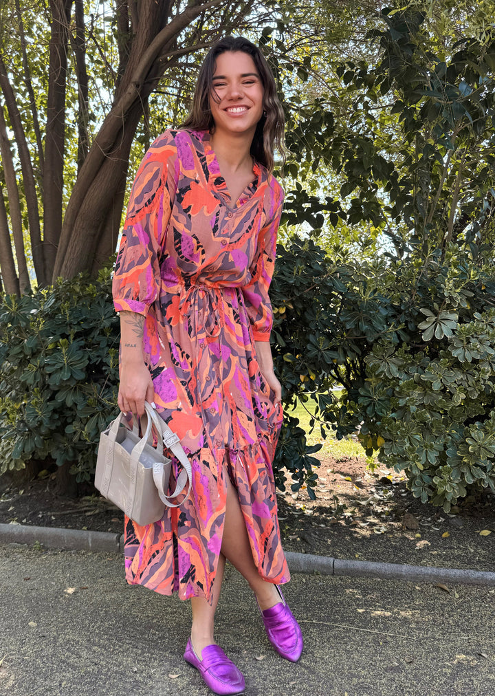 Vestido Mara | Mix - Pink