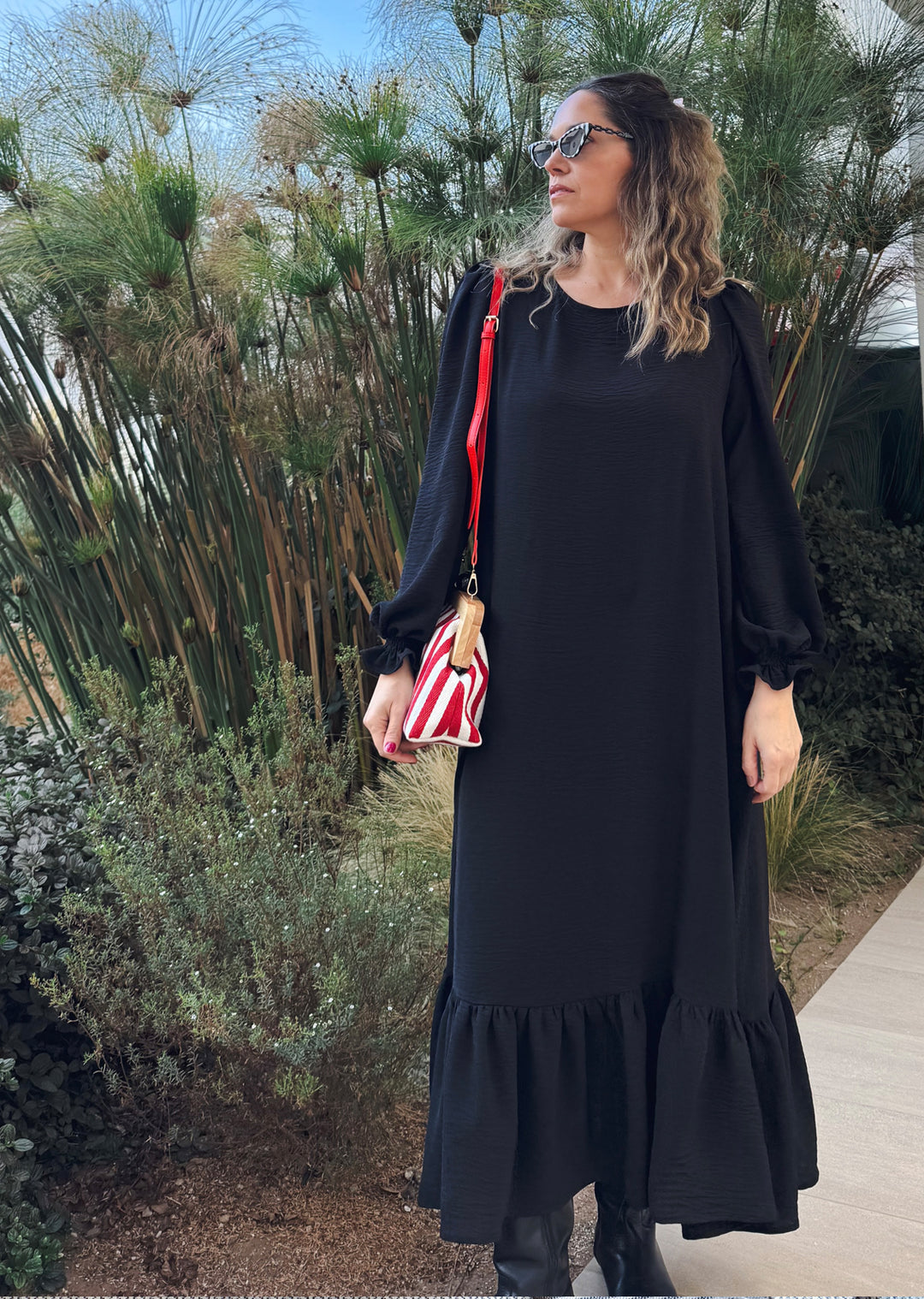 Vestido Gloria maxi | Negro