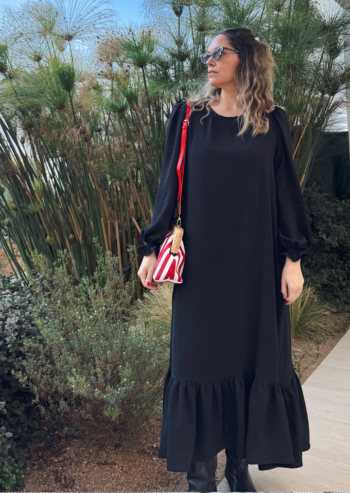 Vestido Gloria maxi | Negro