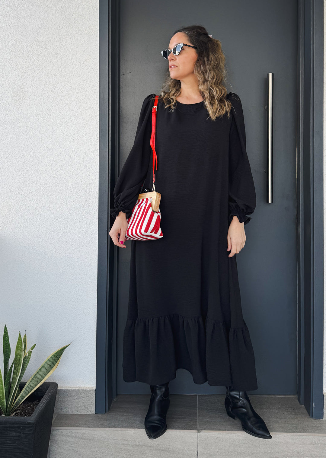 Vestido Gloria maxi | Negro