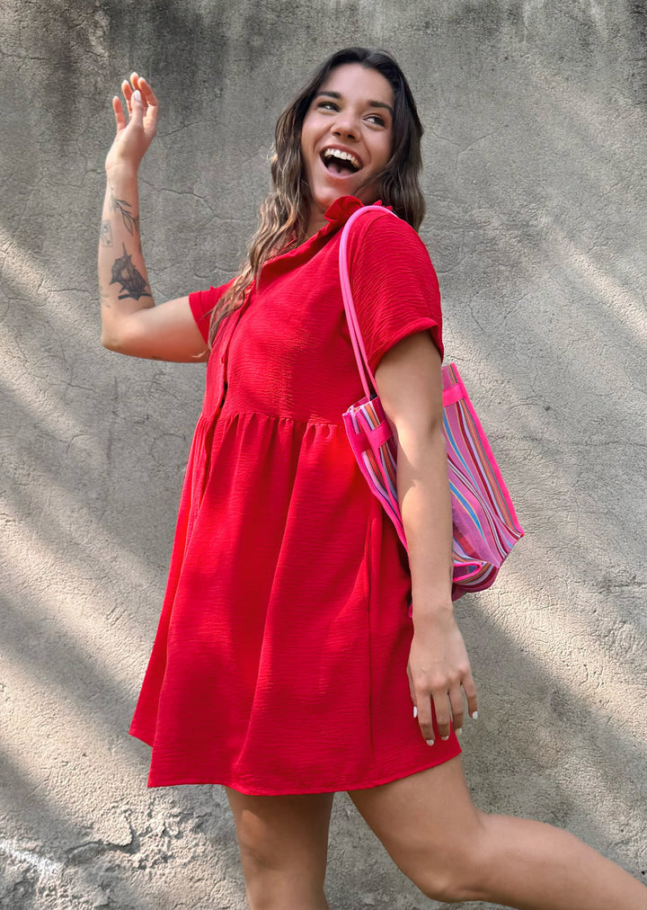 Vestido Sara | Rojo