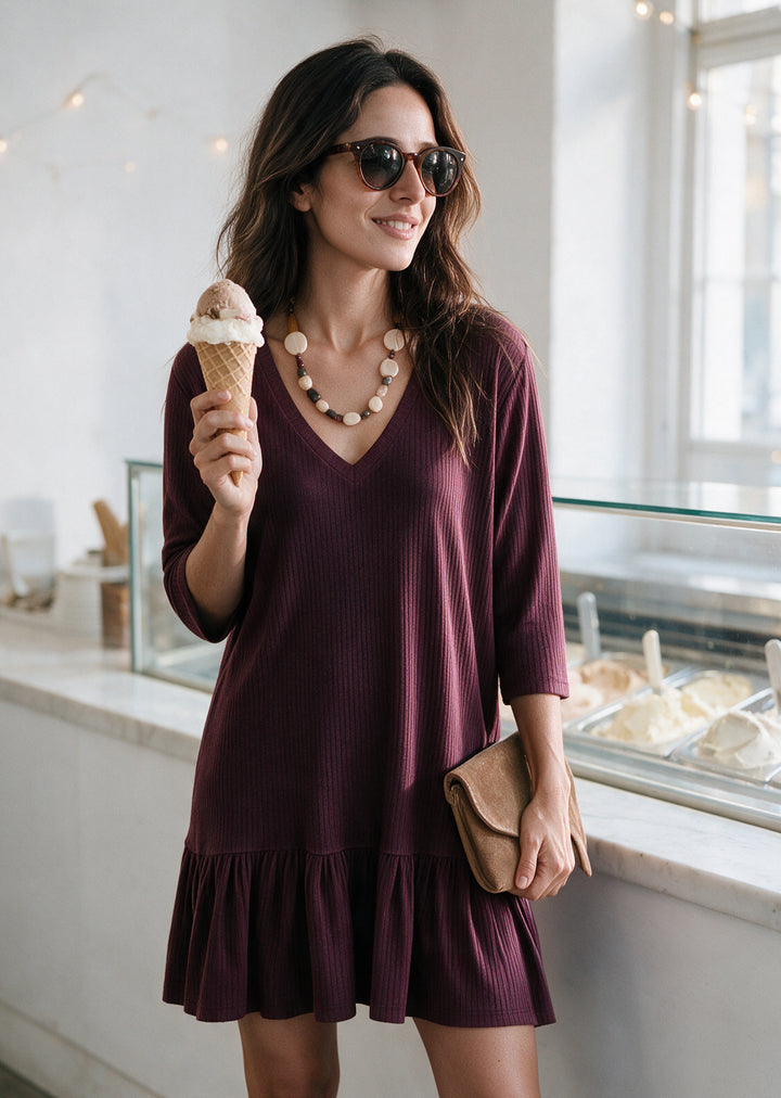 *PRE VENTA* Vestido Fer | Burdeo