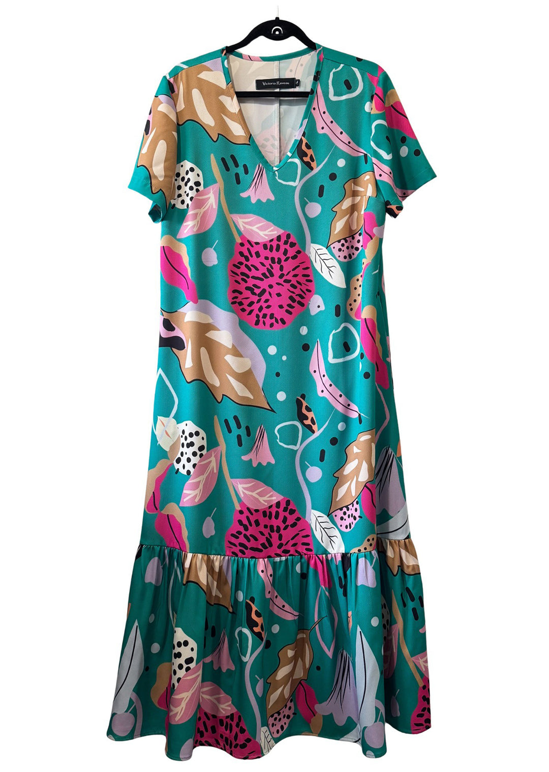 Vestido Rafa | Hojas, verde