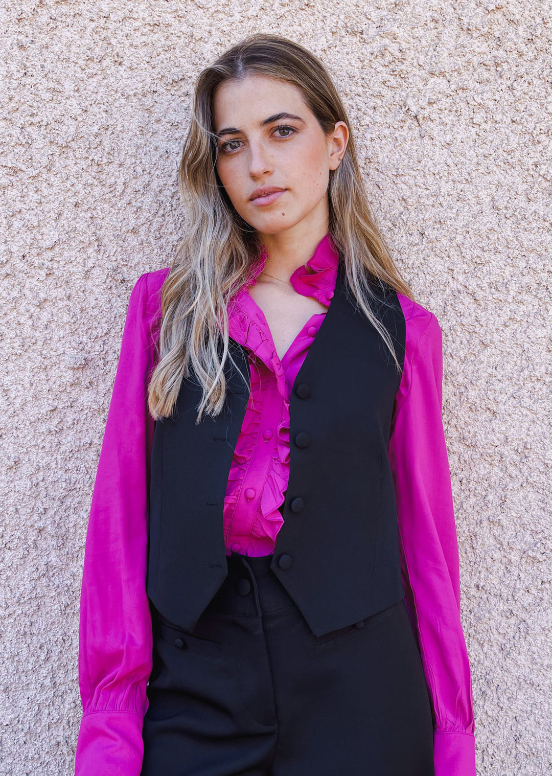 Blusa Isabella | Fucsia