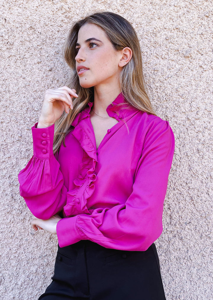 Blusa Isabella | Fucsia