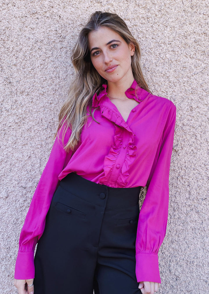 Blusa Isabella | Fucsia