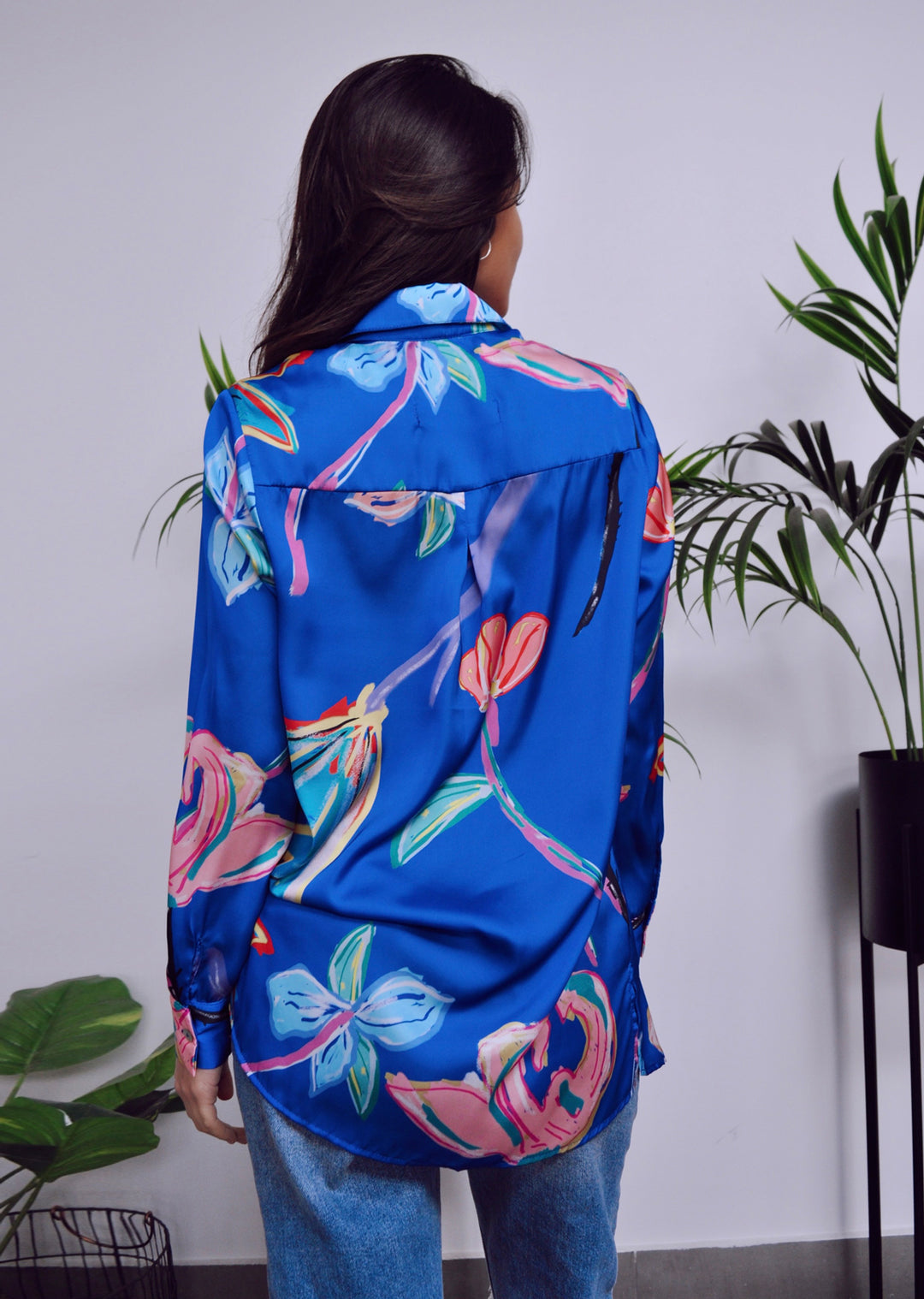 *🄿🅁🄴 VENTA* Blusa Bernarda | Flores - Azul