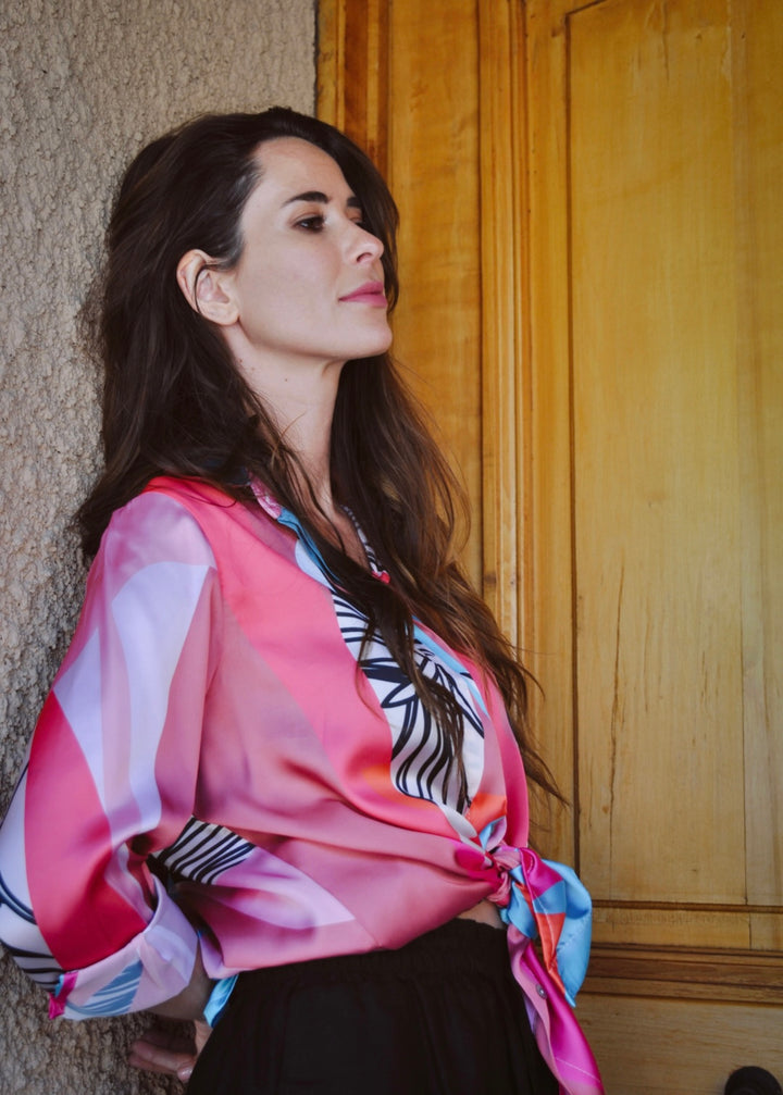 Blusa Bernarda | Tropical - Pink