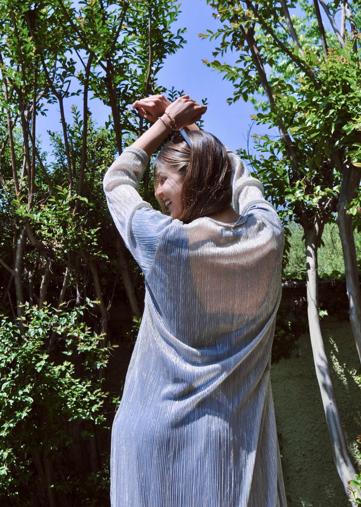 Kimono Maxi | Silver