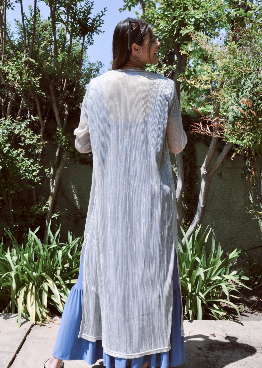 Kimono Maxi | Silver
