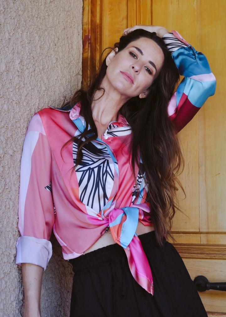 Blusa Bernarda | Tropical - Pink