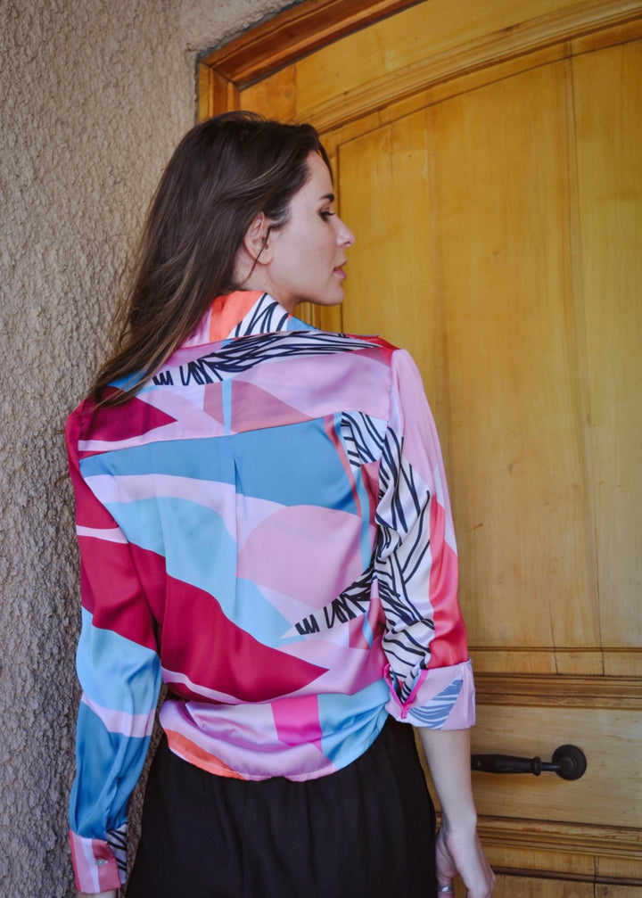 Blusa Bernarda | Tropical - Pink