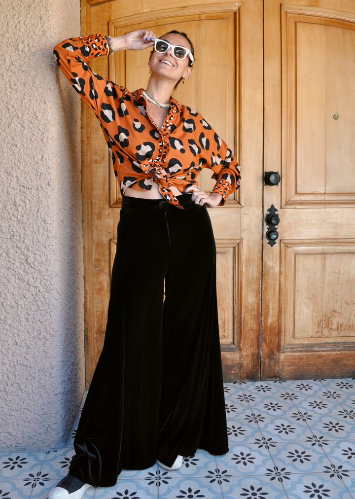 Pantalón Matilde | Velvet - Negro