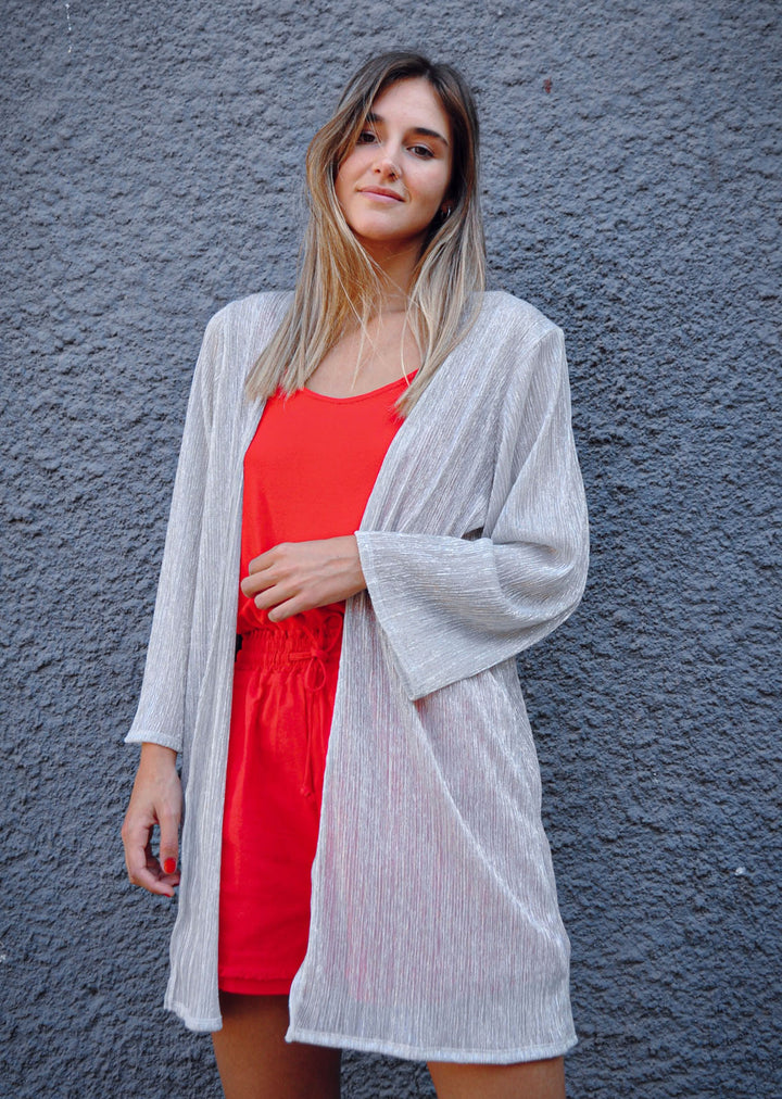 Kimono Midi | Silver