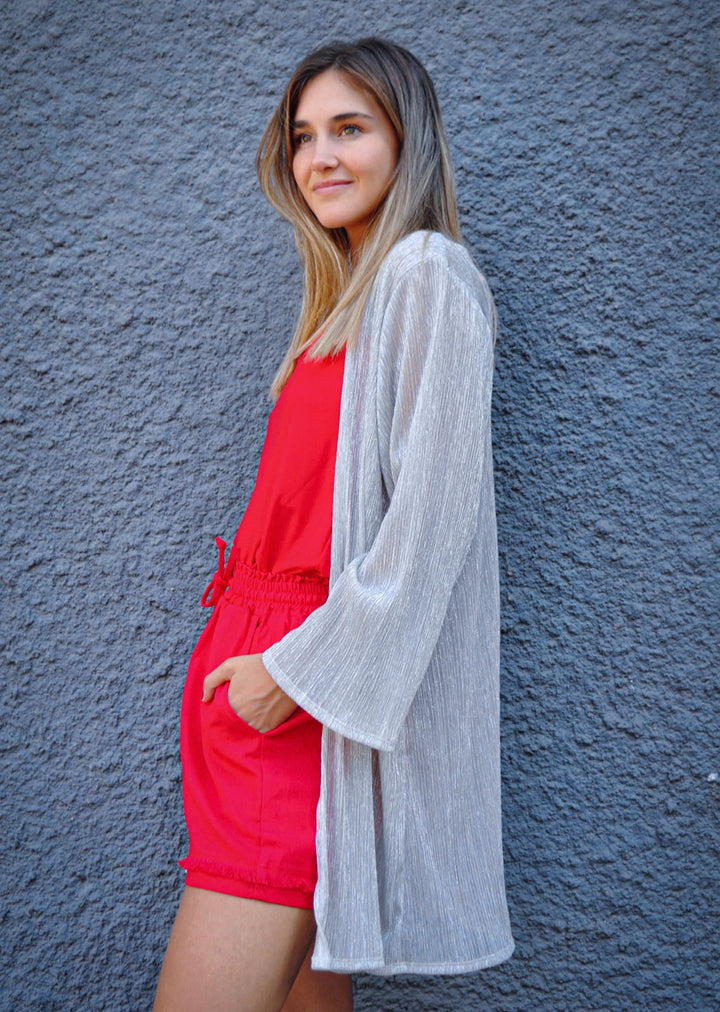 Kimono Midi | Silver